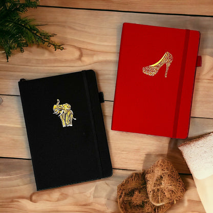 Paper24 Kraft Journal Golden Elephant A5 Dot Grid